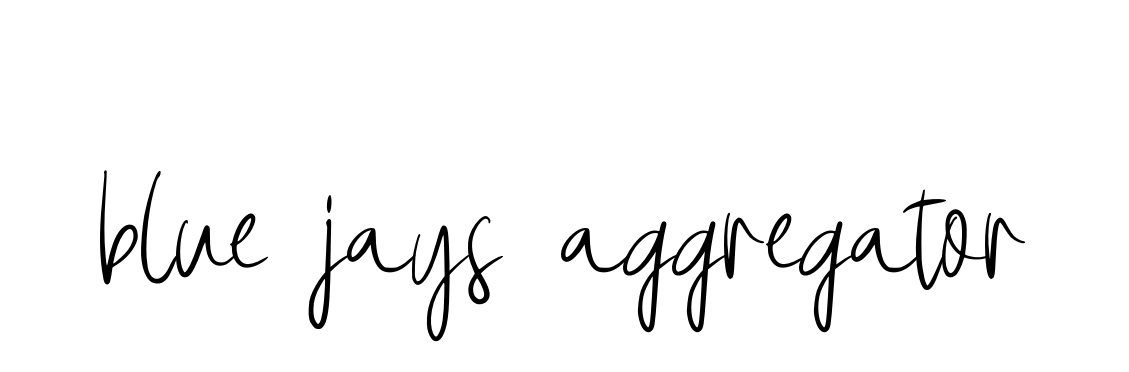 Handwritten Signature for Blue-jays-aggregator - Style 146 Online