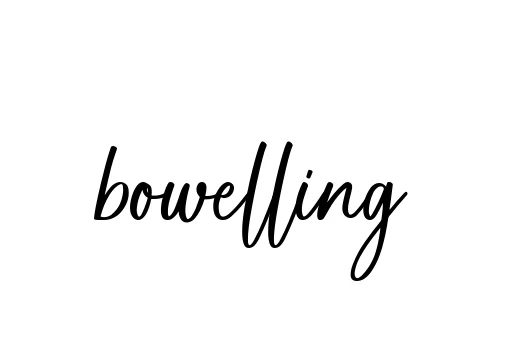 Handwritten Signature for Bowelling - Style 142 Online