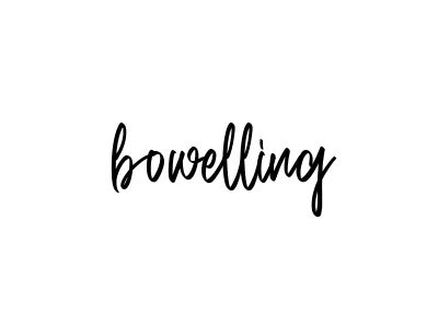 Handwritten Signature for Bowelling - Style 143 Online