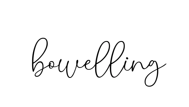 Handwritten Signature for Bowelling - Style 147 Online
