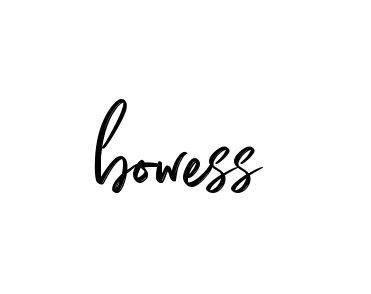 Handwritten Signature for Bowess - Style 141 Online