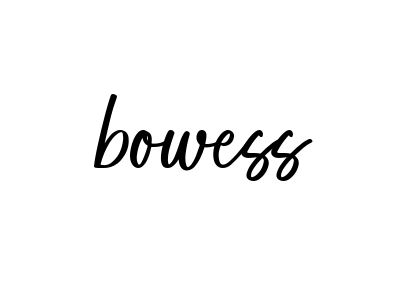 Handwritten Signature for Bowess - Style 142 Online