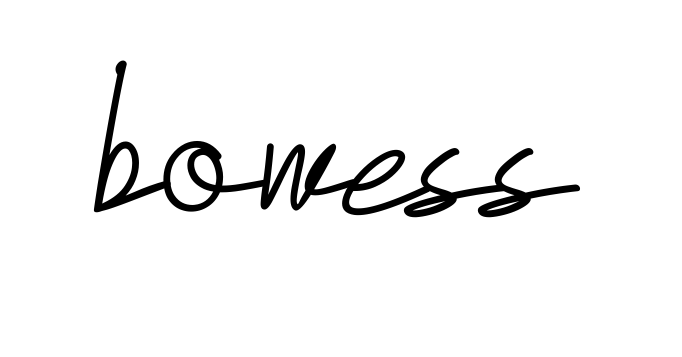 Handwritten Signature for Bowess - Style 155 Online