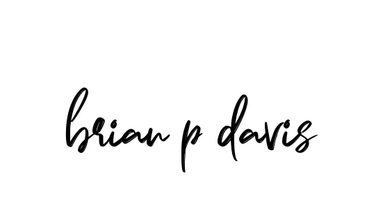 Handwritten Signature for Brian-p-davis - Style 141 Online