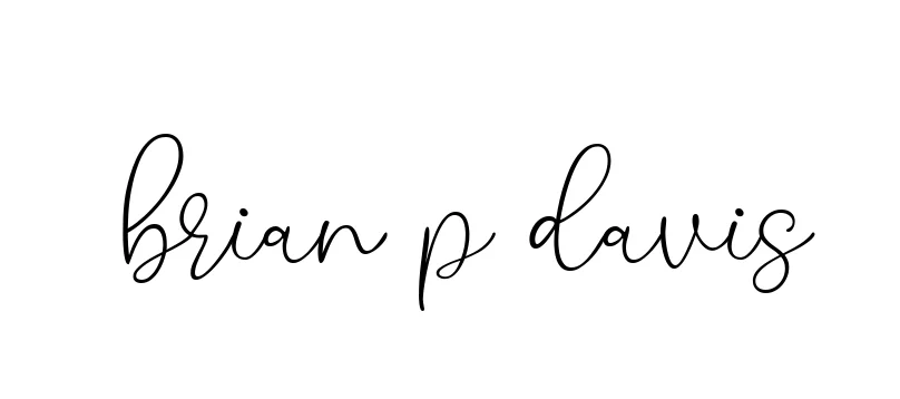 Handwritten Signature for Brian-p-davis - Style 147 Online