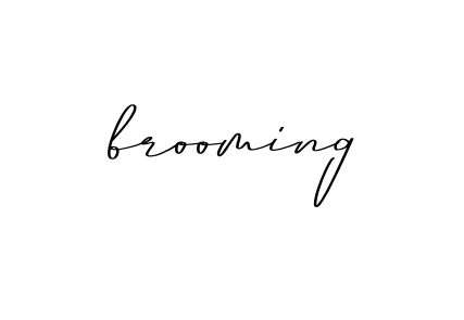 Brooming signature