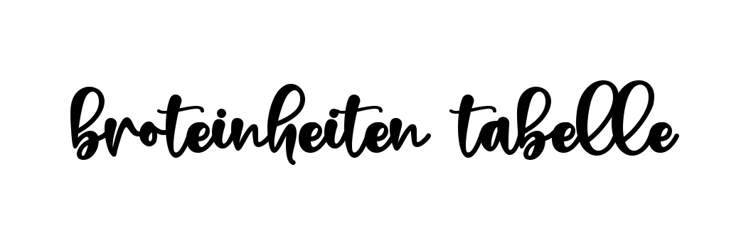 Handwritten Signature for Broteinheiten-tabelle - Style 136 Online