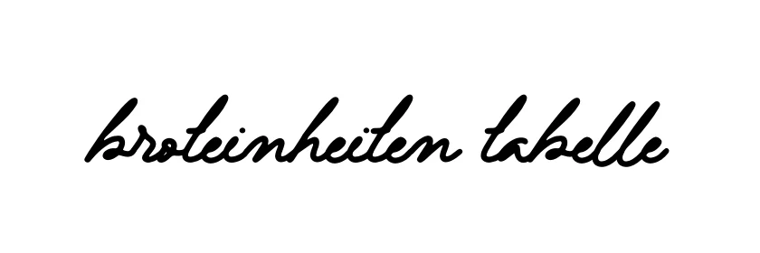 Handwritten Signature for Broteinheiten-tabelle - Style 138 Online