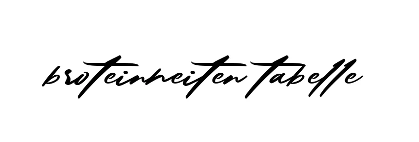 Handwritten Signature for Broteinheiten-tabelle - Style 140 Online