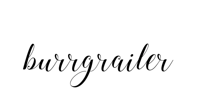 Handwritten Signature for Burrgrailer - Style 144 Online