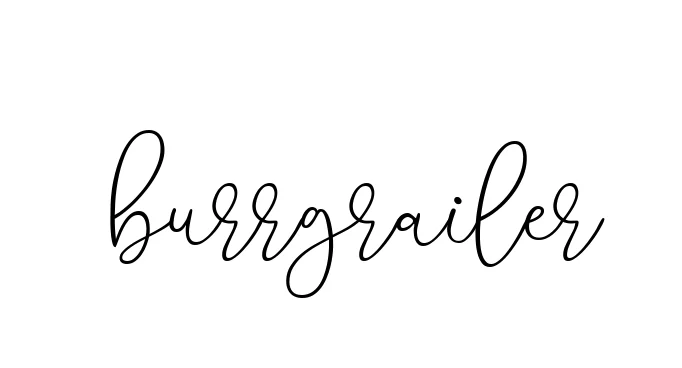 Handwritten Signature for Burrgrailer - Style 147 Online