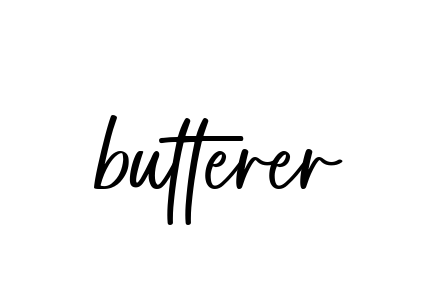 Handwritten Signature for Butterer - Style 142 Online