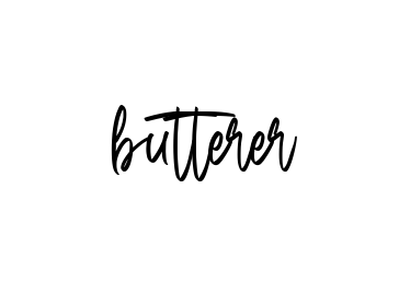 Handwritten Signature for Butterer - Style 143 Online