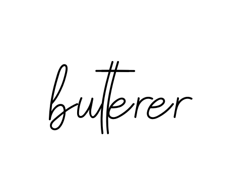 Handwritten Signature for Butterer - Style 145 Online