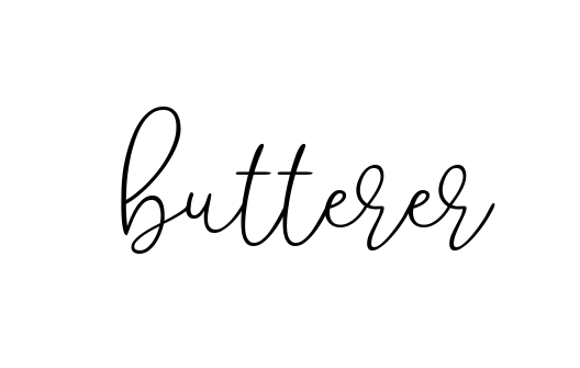 Handwritten Signature for Butterer - Style 147 Online