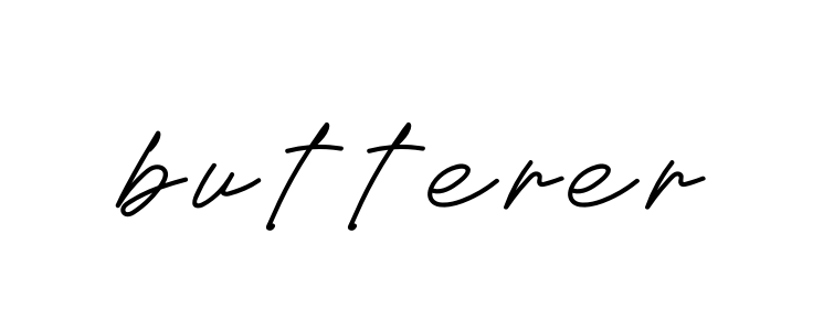 Handwritten Signature for Butterer - Style 152 Online