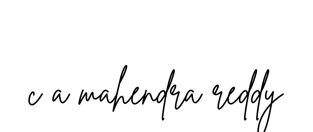 C-a-mahendra-reddy signature