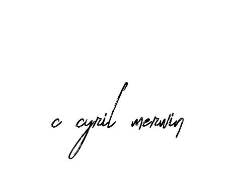 Handwritten Signature for C-cyril-merwin - Style 133 Online