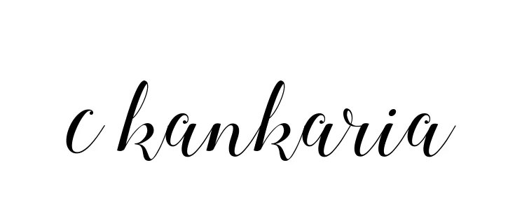 Handwritten Signature for C-kankaria - Style 144 Online