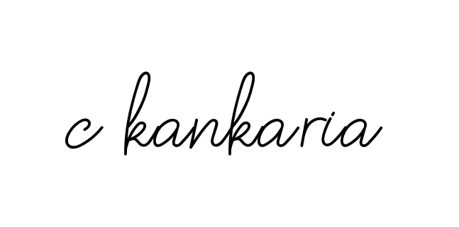 Handwritten Signature for C-kankaria - Style 145 Online