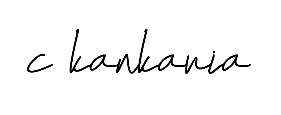 Handwritten Signature for C-kankaria - Style 155 Online