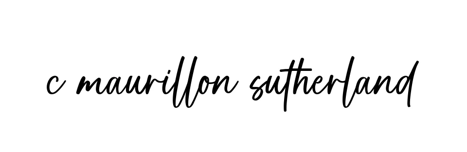 Handwritten Signature for C-maurillon-sutherland - Style 142 Online