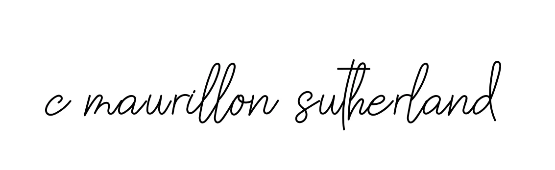 Handwritten Signature for C-maurillon-sutherland - Style 145 Online