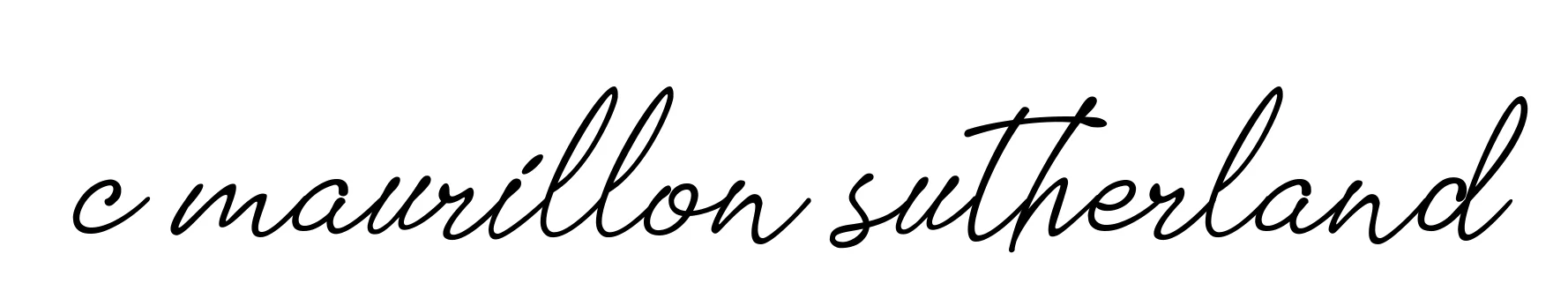Handwritten Signature for C-maurillon-sutherland - Style 151 Online