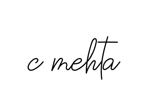 Handwritten Signature for C-mehta - Style 145 Online