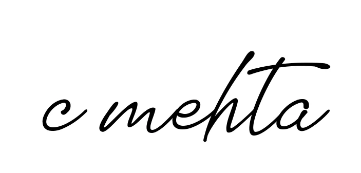 Handwritten Signature for C-mehta - Style 151 Online