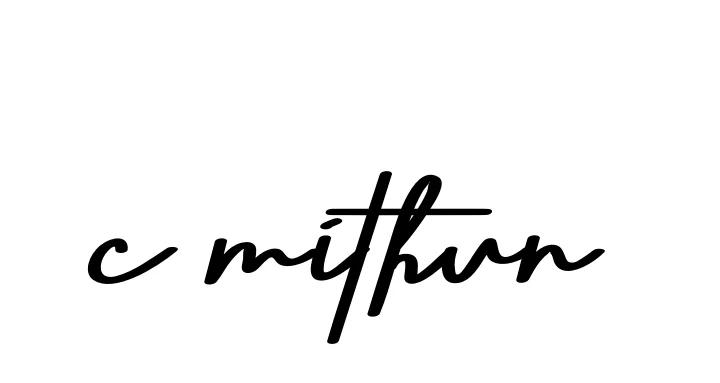 Handwritten Signature for C-mithun - Style 135 Online