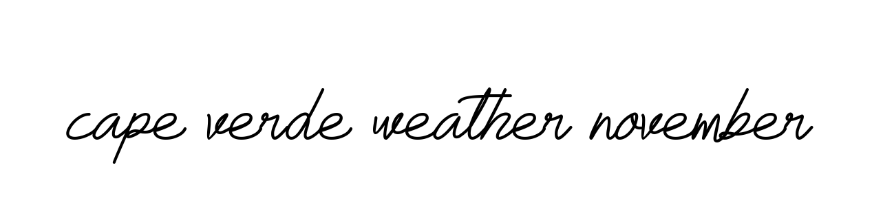 Cape-verde-weather-november signature