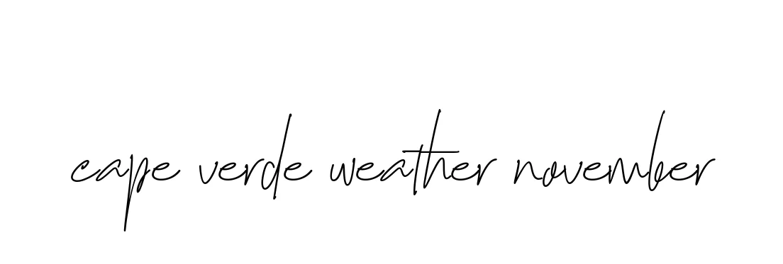 Cape-verde-weather-november signature
