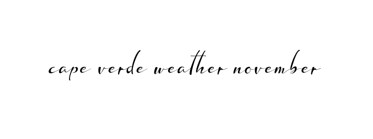 Cape-verde-weather-november signature
