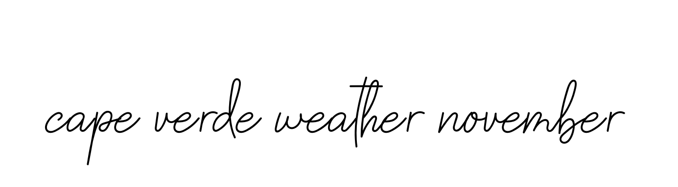 Cape-verde-weather-november signature