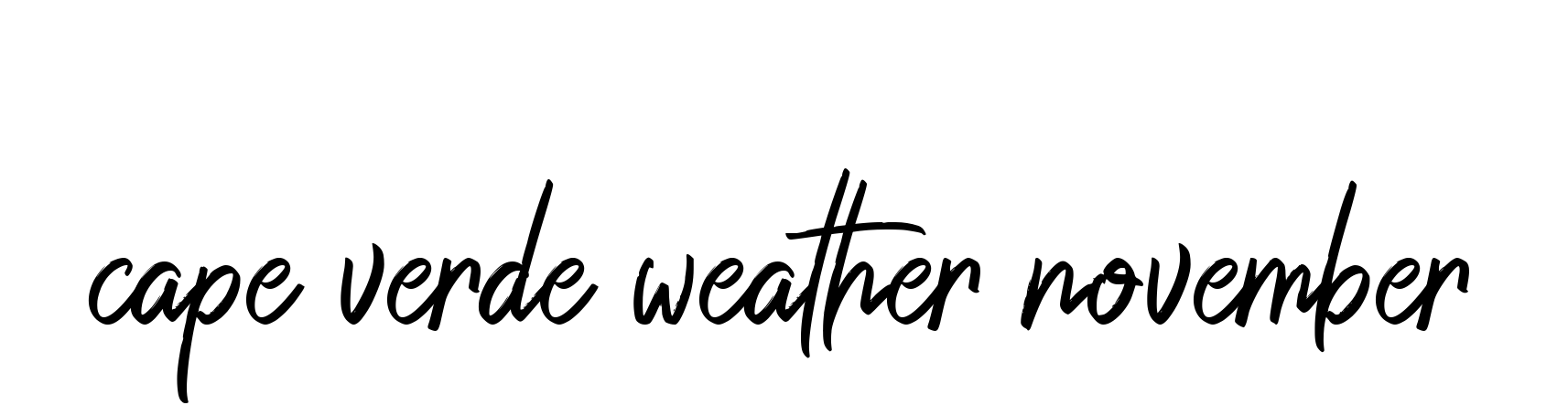 Cape-verde-weather-november signature