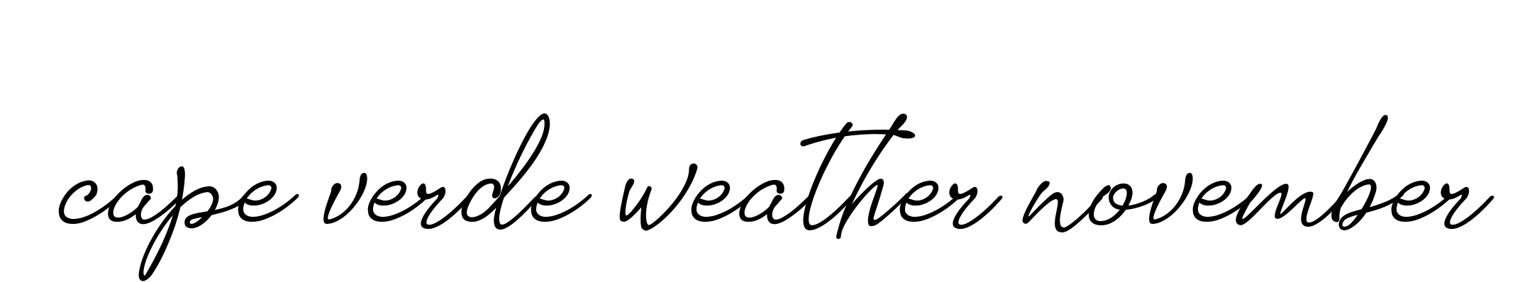 Cape-verde-weather-november signature