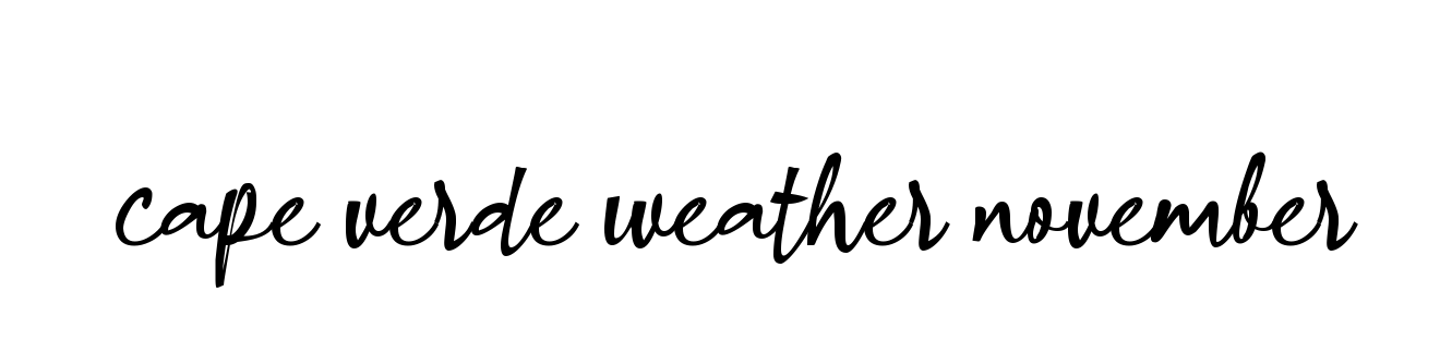 Cape-verde-weather-november signature