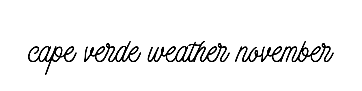 Cape-verde-weather-november signature