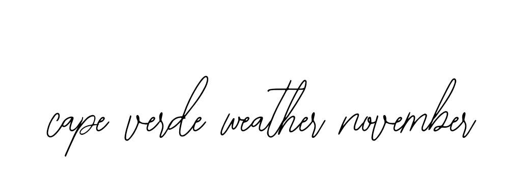 Cape-verde-weather-november signature
