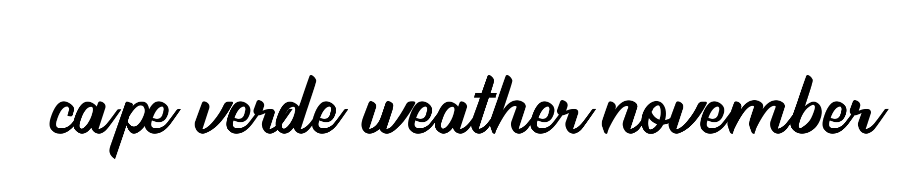 Cape-verde-weather-november signature