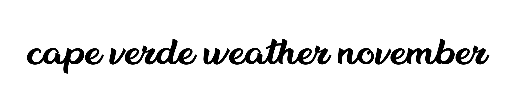 Cape-verde-weather-november signature