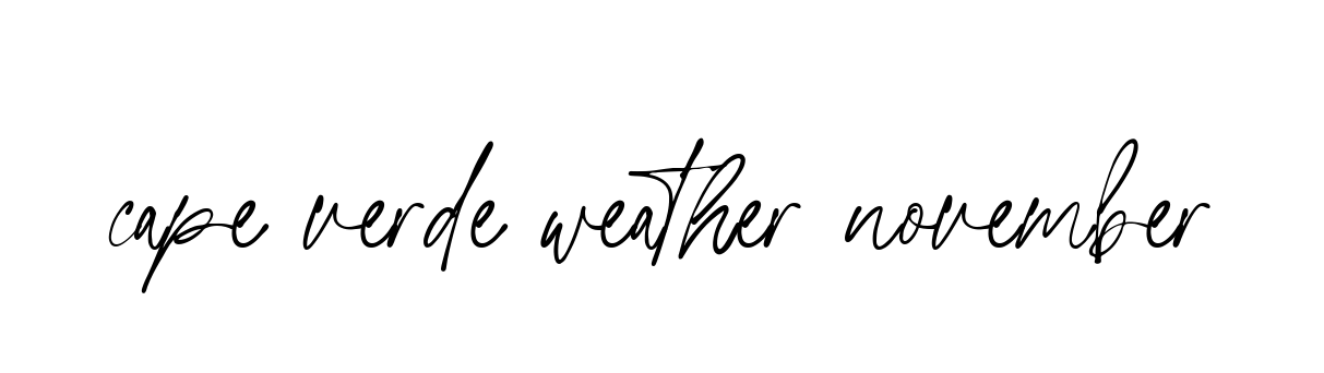Cape-verde-weather-november signature