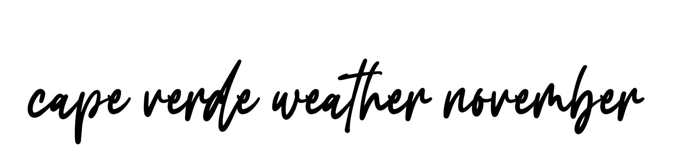 Cape-verde-weather-november signature