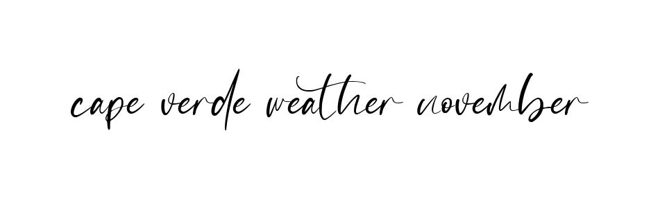 Cape-verde-weather-november signature