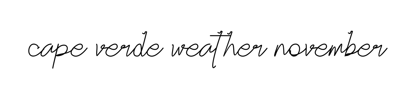 Cape-verde-weather-november signature
