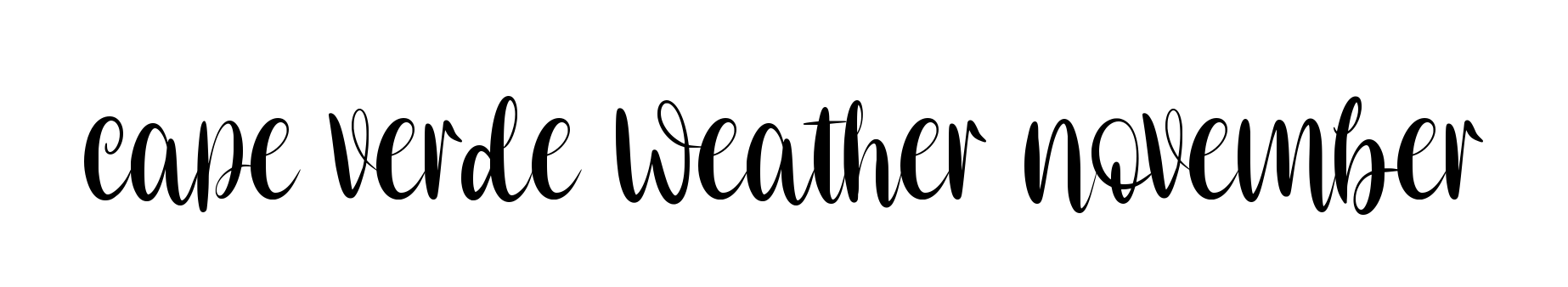 Cape-verde-weather-november signature