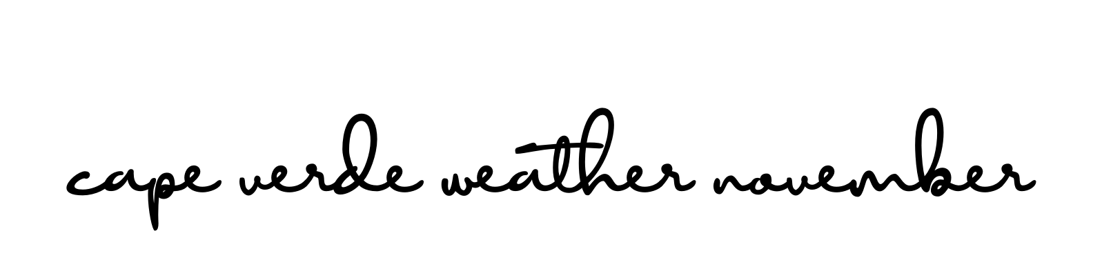 Cape-verde-weather-november signature