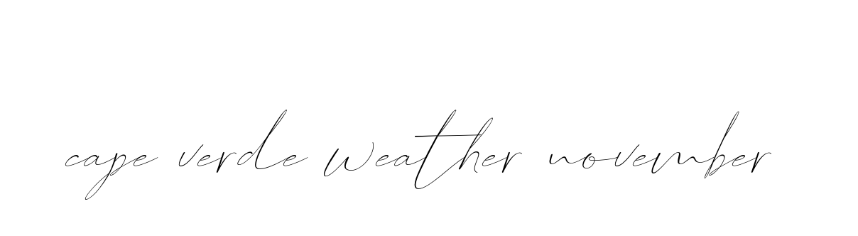 Cape-verde-weather-november signature