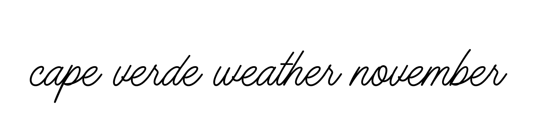 Cape-verde-weather-november signature